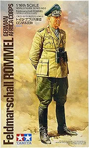 TAMIYA 300036305-1:16 WWII Figure Field Marshal Rommel Africa, Medium