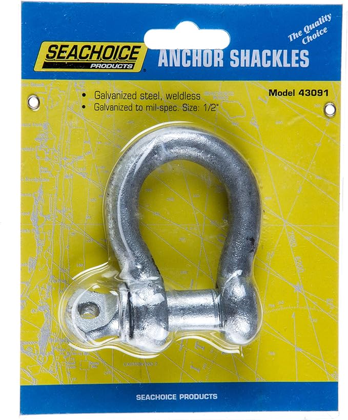 Seachoice Galvanized Anchor Shackle