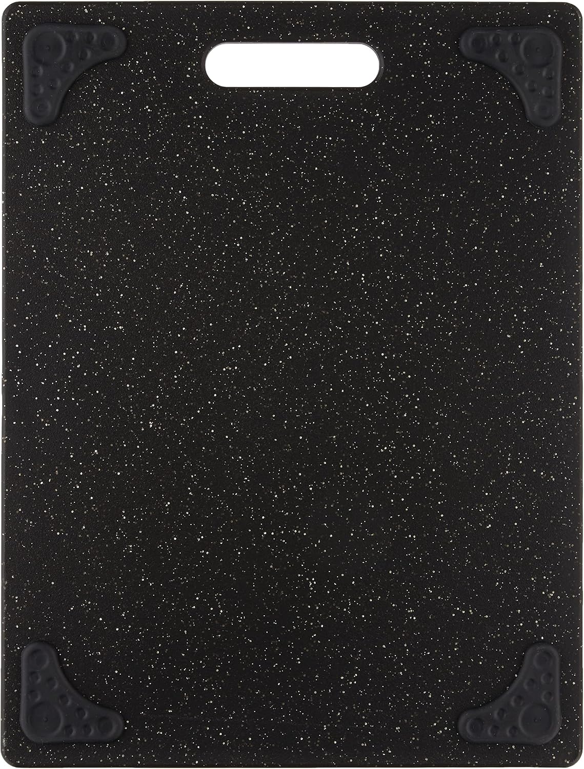 Dexas Grippboard Poly Cutting Board in Midnight Granite, 11 x 14.5 Inch Non-Slip Kitchen Cutting Board with Rubber Feet, Dishwasher Safe BPA-Free Chopping Board Made in USA
