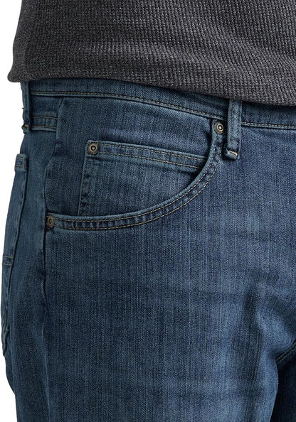 48W/ 32L, Wrangler Authentics Men's Classic 5-Pocket Relaxed Fit Flex Jean