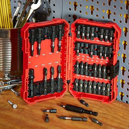 Basics 42-Piece Impact Driver Bit Set, Phillips, Slotted, Torx, One Size