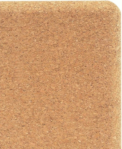 Cork Yoga Blocks 2 Pack Set -Natural Cork from Portugal, 9"x6"x4" Yoga Blocks Non-Slip&Anti-Tilt for Women| Men, Lightweight, Odor-Resistant| Moisture-Proof, Perfect Yoga Equipment