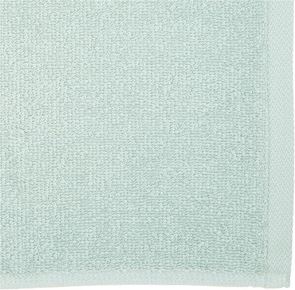 Basics Washcloth for bathroom, 100 Cotton Extra Absorbent , Fast Drying - salon towels - 24-Pack Seafoam Green, 12 x 12 inches