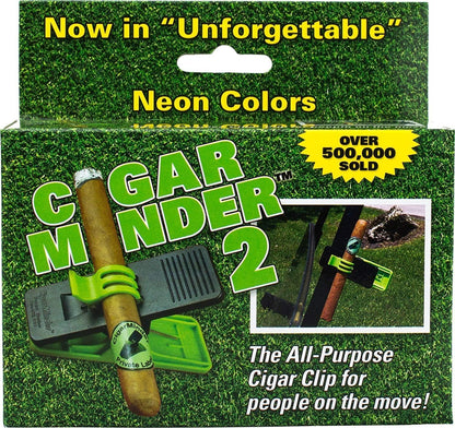 Prestige Import Group Cigar Holder Clip - Green Cigar Minder - 1 Pack
