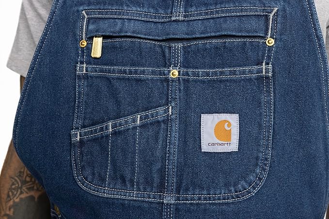 Carhartt Men's 104672 Loose Fit Denim Bib Overalls