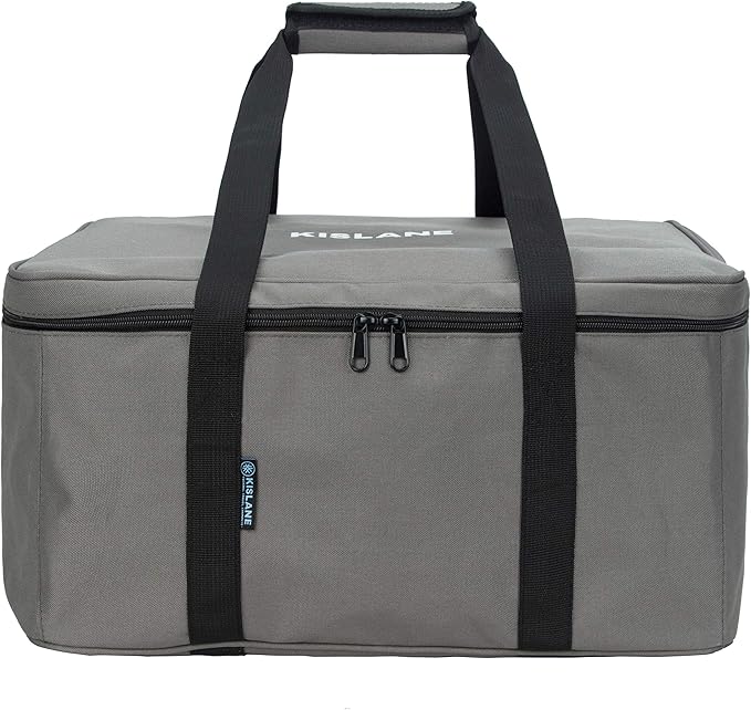 KISLANE Carrying Bag for Cuisinart CGG-180T Grill, Portable Grill Bag for Outdoor Gourmet Grill, Tabletop Grill Storage Bag for Cuisinart CGG-180T (Grey)