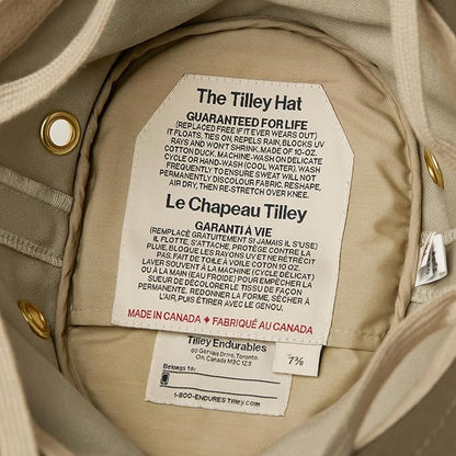 Tilley T5 Unisex Cotton Duck Hat (Khaki, 7 58)