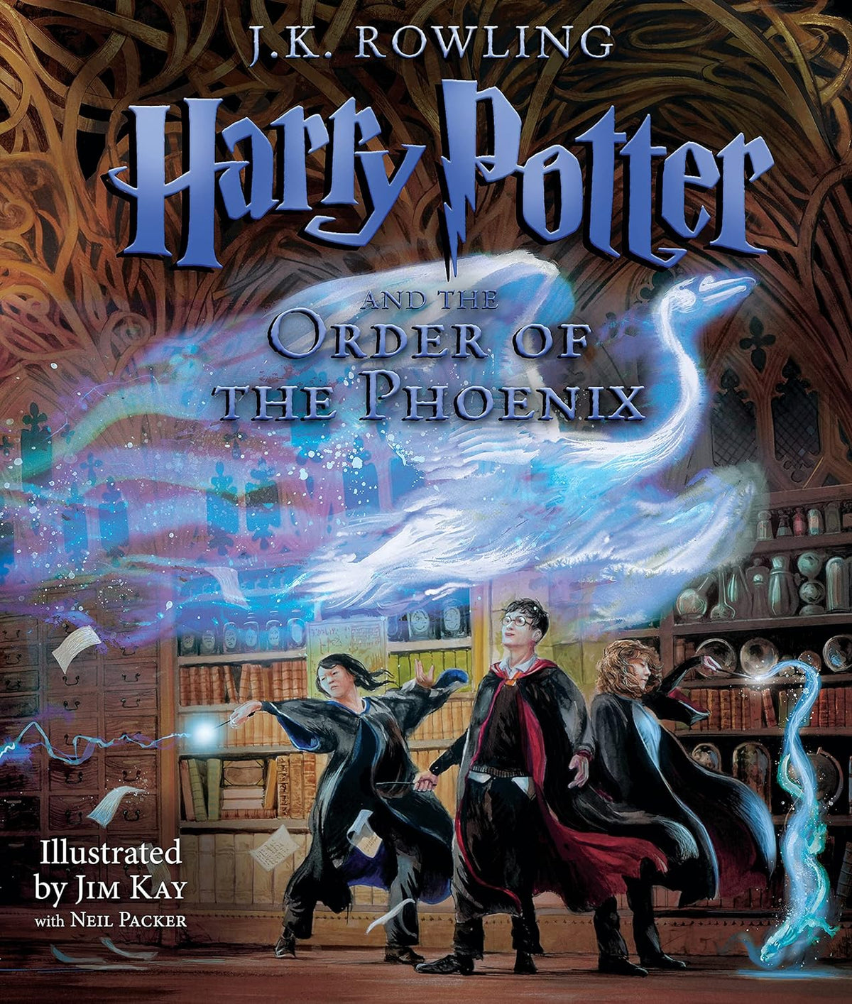 Stunning illustrated edition of the fifth Harry Potter book, a must-have for any fan.