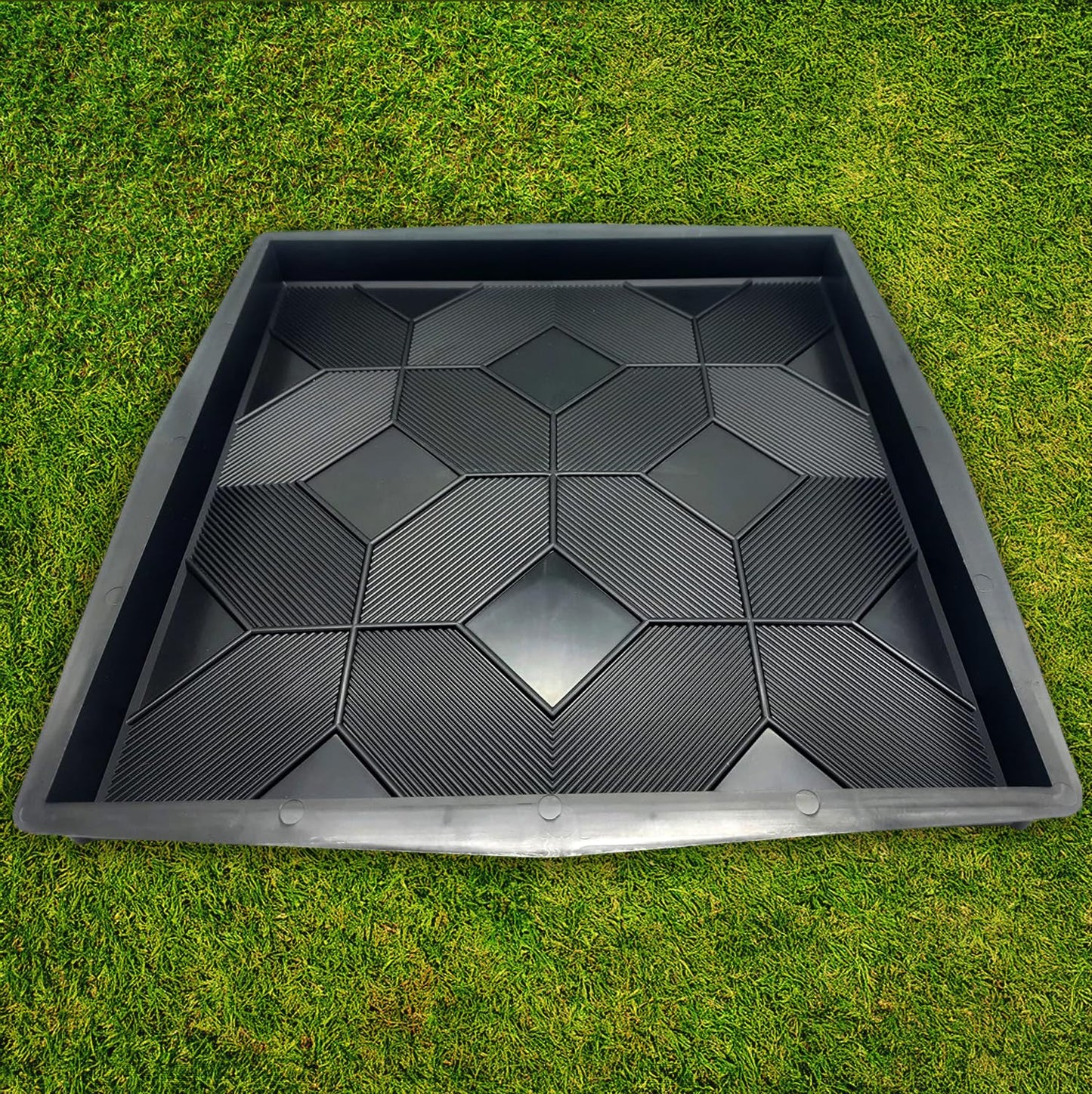 Plastic Molds Concrete Patio Paving Mold Slabs Chestnut - Big Beautiful Pathmaker Precast Concrete Molds and Forms Stampcrete for Walkways