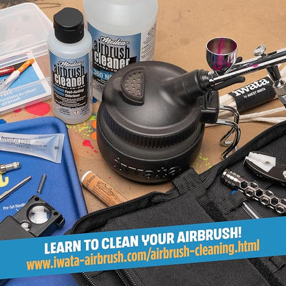 Medea Airbrush Cleaner 4 oz  Ready-to-Use Solution for Airbrushes, Paint Brushes  Artist Tools  For Acrylic, Oil  Water-Based Paints, Inks, Dyes, Watercolors and Gouache. Deep Cleans  Flushes