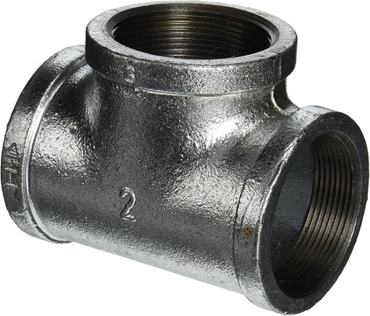 LDR 311 T-2 Tee, 2-Inch, Galvanized