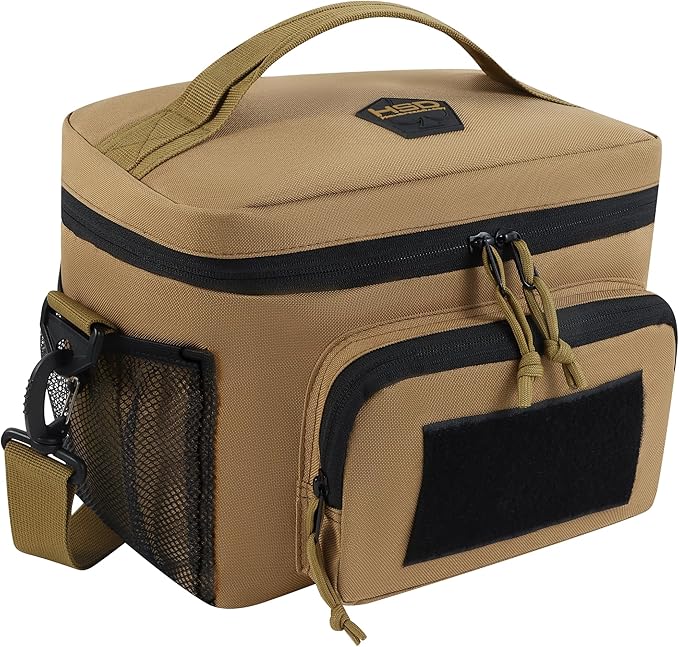 HighSpeedDaddy Tactical Lunch Box For Men  Women- Military Grade Large Insulated Lunch Bag - 11Aux 9Aux 8Au (15L) Cooler Bag - Reusable, Portable and Water Resistant - For Work, Travel  Picnic