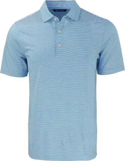 Cutter & Buck Mens Forge Eco Double Stripe Stretch Recycled Mens Big &Tall Polo