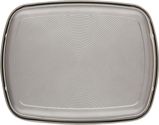 Circulon Nonstick Roasting Pan / Roaster with Rack - 17 Inch x 13 Inch, Gray