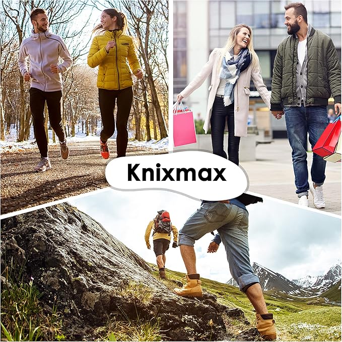 Knixmax Memory Foam Insoles for Men, Super Soft Shoe Inserts for Sneakers Slippers Boots Liners Replacement Inner Soles, Cushioned Flat Shoe Pads Black EU 44