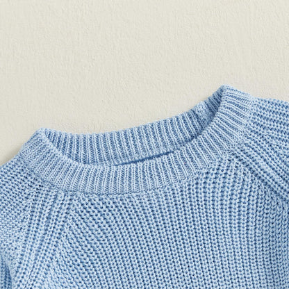 Thorn Tree Baby Knit Sweater Crewneck Long Sleeve Pullover Sweatshirt Infant Girl Boy Fall Winter Clothes