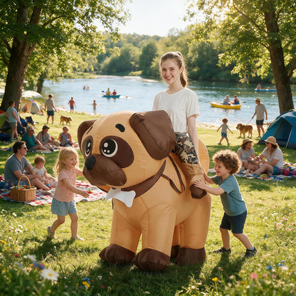 Inflatable Dog Halloween Costume For Adults (72 inch)