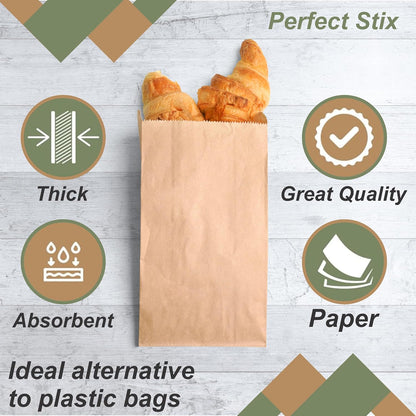 Perfect Stix 2lb Brown Paper Bags- Package of 48ct