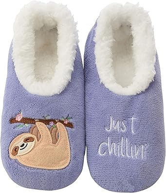 Snoozies Pairable Slipper Socks - Slippers for Women, Non-Slip Fuzzy Slipper Socks