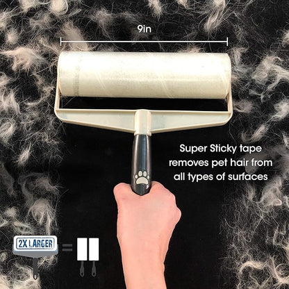 Supersize Extra Sticky, Adhesive Lint Roller Refill, Pet Cat  Dog Hair Remover for Clothes and Furniture, 60 Sheet ct