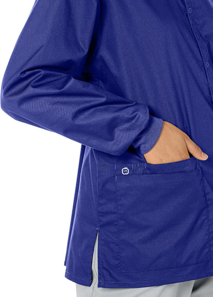 XS, WINK WonderWORK Unisex Snap Front Jacket.