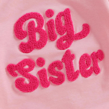 Big Sister Big Brother Matching Outfit Toddler Boy Girl Embroidery Sweatshirt Tops Kids Pullovers Shirt Fall Clothes