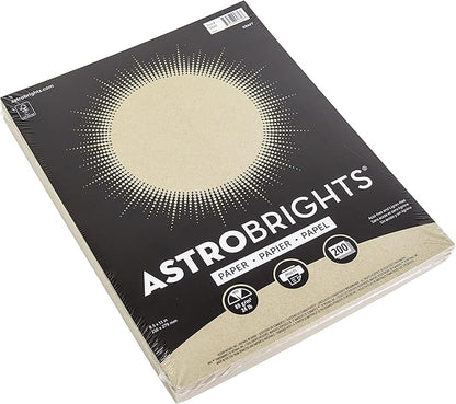 Astrobrights CARDSTOCK 8.5" 200PK, Kraft
