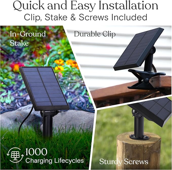 Pro Solar Powered Outdoor String Lights, 54 ft Commercial Grade Waterproof Patio Lights, 15 Edison Bulbs, Shatterproof LED String Lights for Outside, Porch - 1W Soft White
