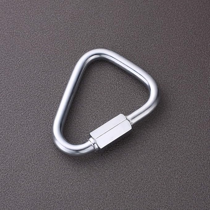 Delta Quick Link Triangle Locking Carabiner Clips 516" M8 8MM