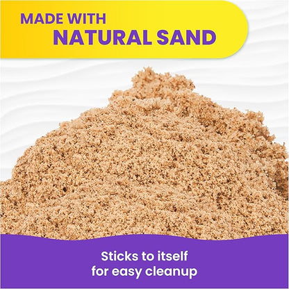 Kinetic Sand, 11lb (5kg) Natural Brown Play Sand, Mega Box for Arts and Crafts, Sandbox (Packaging May Vary), Moldable Sensory Toys for Ages 3 and up