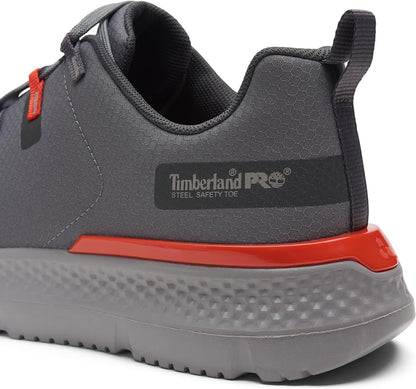 Mens Intercept Steel Safety Toe Industrial Athletic Work Shoe