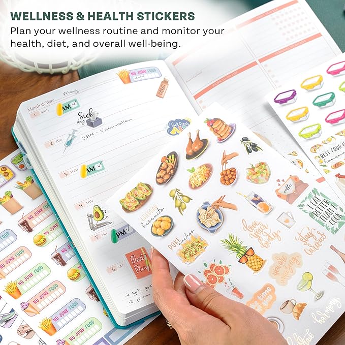 Legend Mega Sticker Pack  1,900 Small Stickers for Planner, Journal  Calendar  Aesthetic, Inspirational, Seasonal, Dates, Months, Holidays, Wellness  Budget Stickers  Planner Accessories