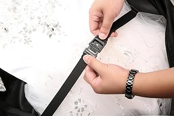 66" Versatile Travelling bags Wedding Dress Travel Garment Bag Tri-Fold Gown Length wHanging Hook Extra Pocket