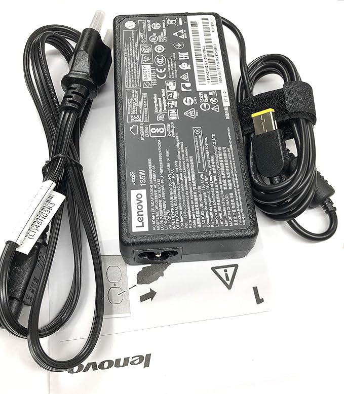 Lenovo ADL135NLC3A 135w 20v Dc 3p Ac Adapter Pwr Spare Prod Ssl Warranty