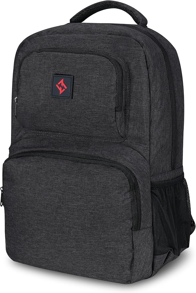 zazzy Smell Proof Backpack with Lock Smell Proof Bags with Combination Lock Travel Backpack for Men  Women Black