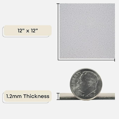 Nexus Self Adhesive 12-Inch Vinyl Floor Tiles, 20 Tiles - 12" x 12", Salt n Pepper Granite - Peel  Stick, DIY Flooring for Kitchen, Dining Room, Bedrooms  Bathrooms by Achim Home Decor