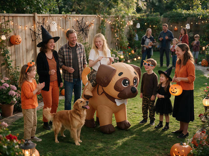 Inflatable Dog Halloween Costume For Adults (72 inch)