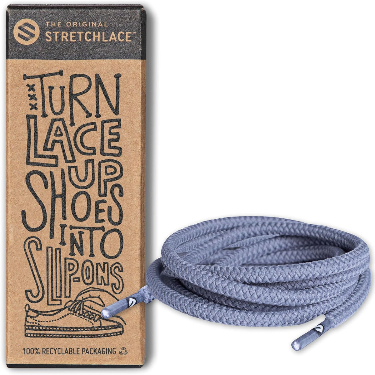 THE ORIGINAL | Shoe Laces | As Seen on Shark Tank | Round Stretch Shoelaces