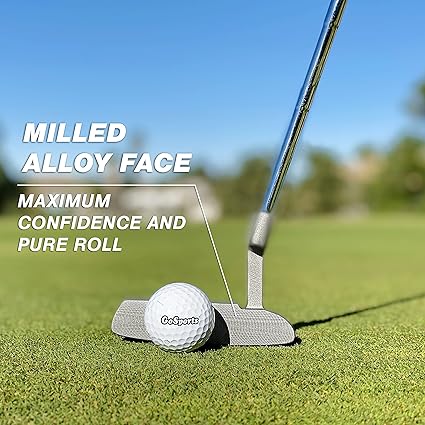 GoSports Classic Golf Putter, Choose Between 2 Way or Blade Putter - 35" Length with Premium Grip