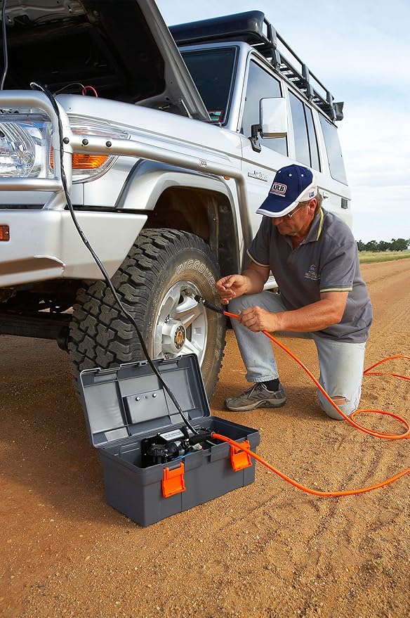 ARB 171302 V2 Portable Tire Inflation Kit, Includes High-Temperature Air Hose 23 Foot and Redesigned Accessories Kit, Quick Fitting for Universal On Board Systems and Air Compressors