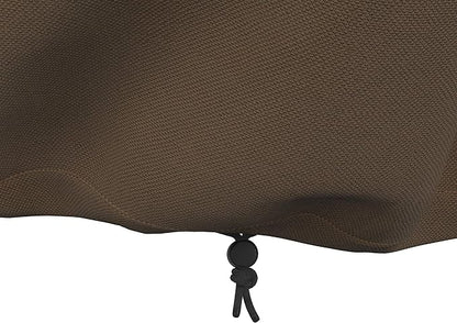 Basics Outdoor Patio Deep Lounge Chair Cover, Set of 2, BeigeTan