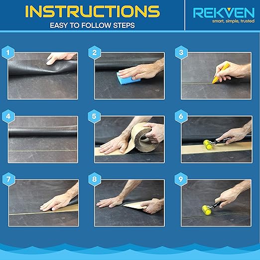 Pond Liner Seam Tape Kit, 3" x 30' Double Sided Rubber Butyl Adhesive