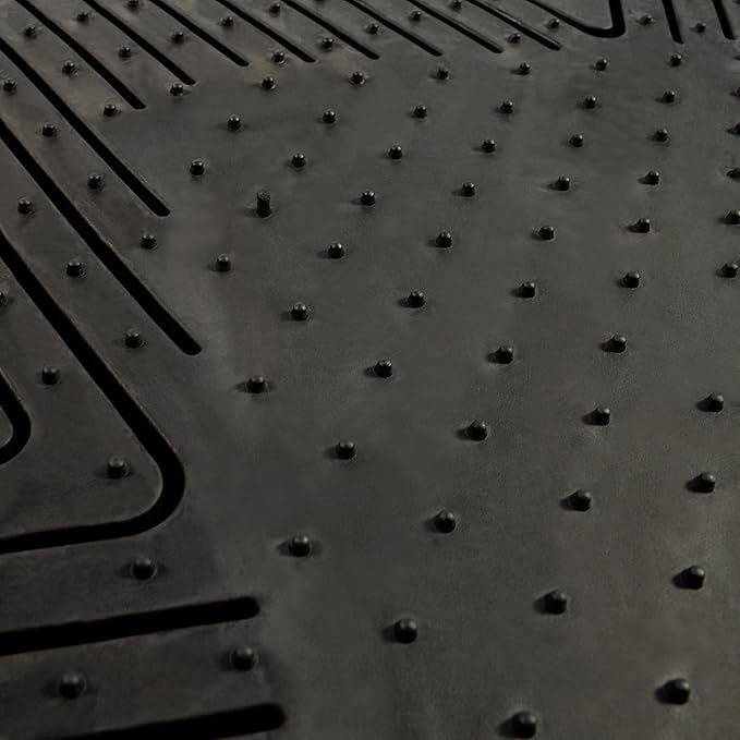 FANMATS 13249 Virginia Cavaliers 2-Piece Heavy Duty Vinyl Car Mat Set, Front Row Floor Mats, All Weather Protection, Universal Fit, Deep Resevoir Design