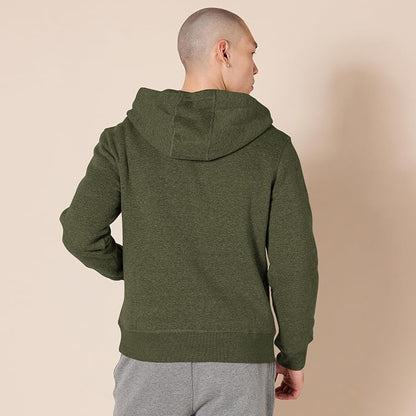 Essentials Men's Full-Zip Fleece Hoodie Sweatshirt (Available in Big & Tall)