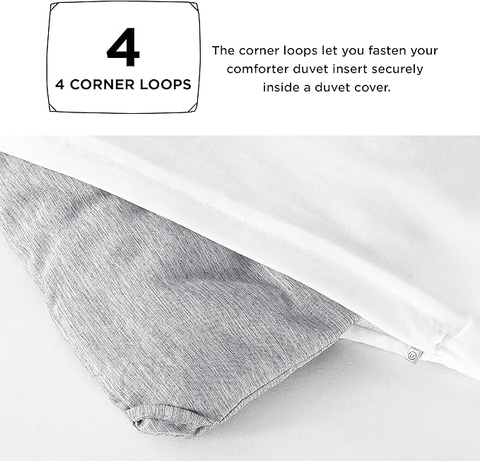 Bedsure Queen Comforter Set - Grey Soft Bedding for All Seasons, Cationic Dyed Bed Set, 3 Pieces, 1 Queen Size Comforter (90"x90") and 2 Pillow Shams (20"x26"2")