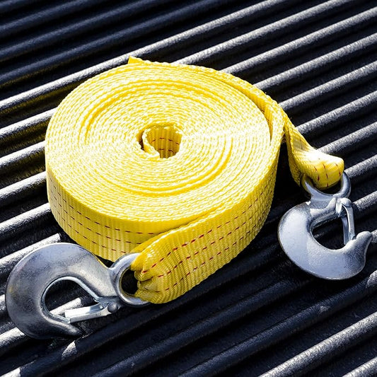 NEIKO 51008A Heavy Duty Tow Strap with Hooks 2 Pack, 2 x 30, 10,000 LB Capacity, Tow Rope for Vehicles, Cars, Trucks, ATV Tow Strap