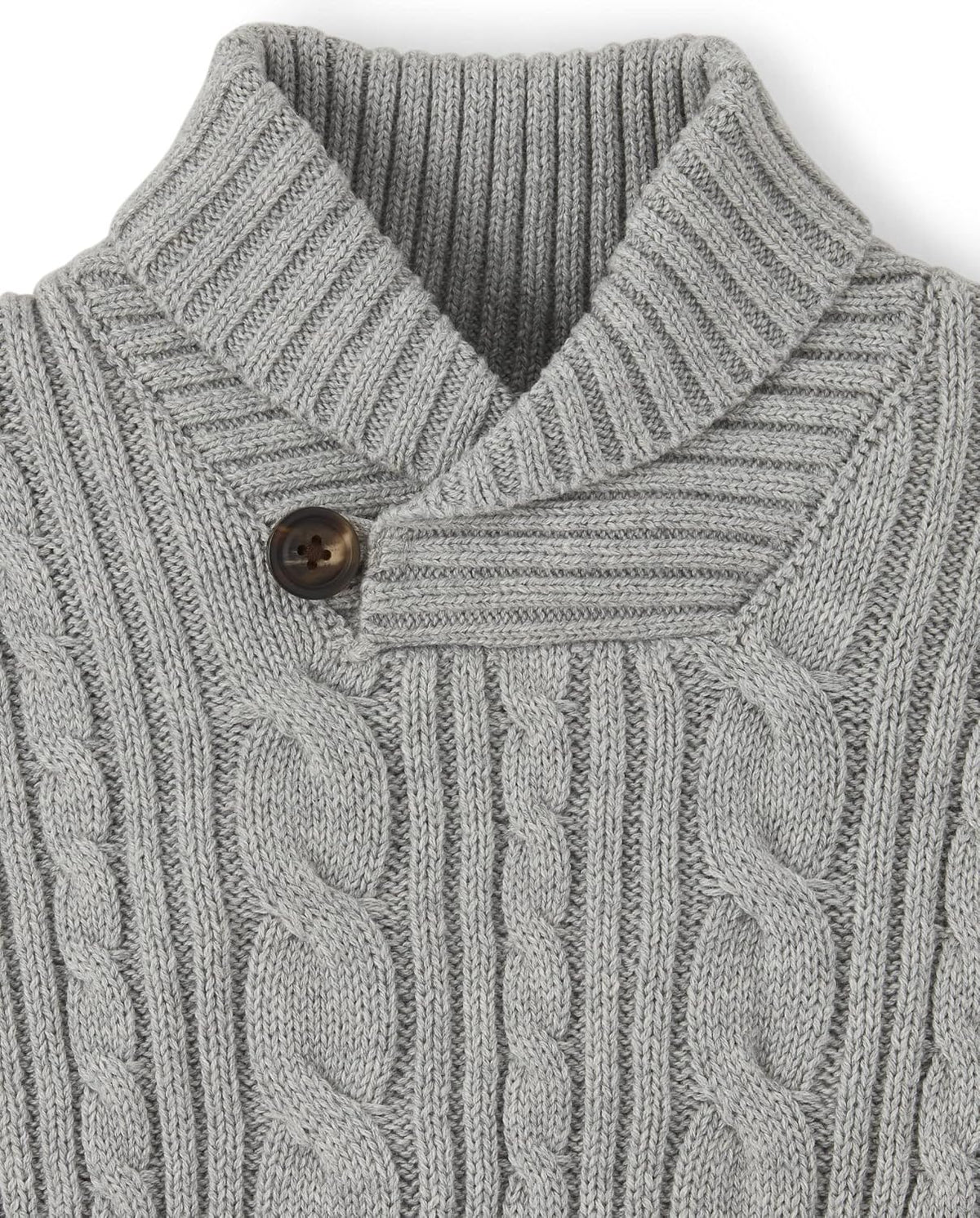 Gymboree Boys and Toddler Long Sleeve Cable Knit Shawl Sweater
