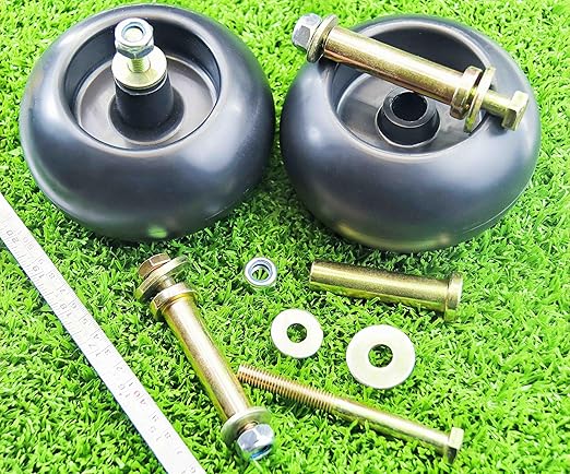 4 Pack Deck Wheel Bolts and locknut kit Compatible with Exmark Lawn mowers 103-3168 103-4051 1-603299 1-603602 PL7540 225-205,More 58" bore Wheel