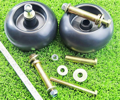 4 Pack Deck Wheel Bolts and locknut kit Compatible with Exmark Lawn mowers 103-3168 103-4051 1-603299 1-603602 PL7540 225-205,More 58" bore Wheel
