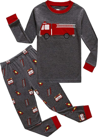 Family Feeling Little Big Boy Pajamas Sets 100 Cotton Pjs Kids Jammies